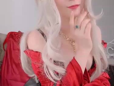 白银81 红色情趣制服加丝袜美腿